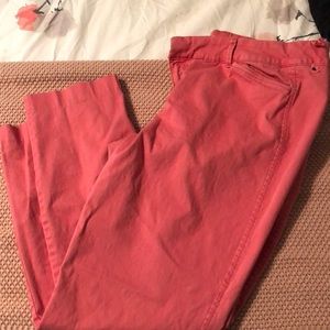 Old Navy Pixie Chino Pants- Coral
